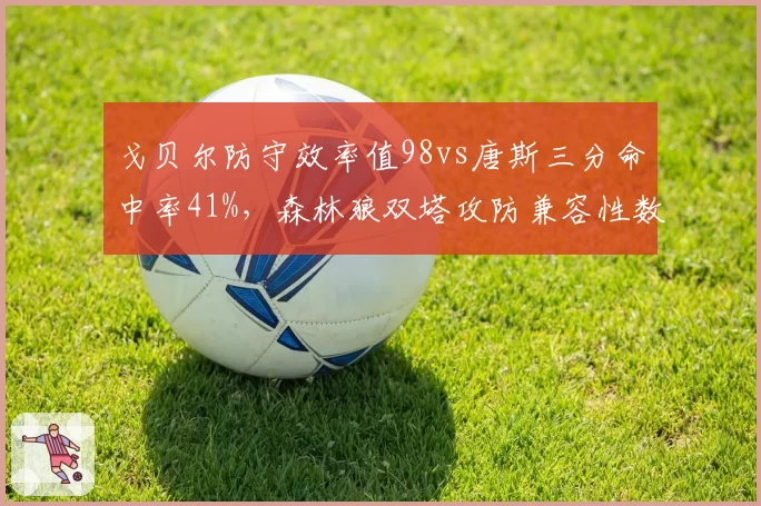 戈贝尔防守效率值98vs唐斯三分命中率41%,森林狼双塔攻防兼容性数据验证